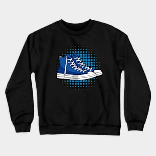 High Rush Blue Skate Sneaker Crewneck Sweatshirt